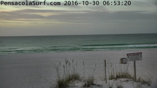 Sunday Sunrise Beach and Surf Report 10/30/2016 