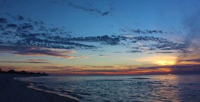 December 23, 2012 Sunrise over Pensacola Beach 18th Ave.