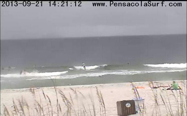 Saturday Midday Beach and Surf Report 09/21/13 2:12 pm