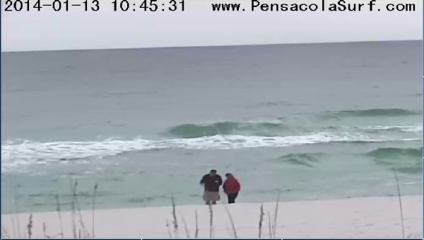 Monday Midday Beach and Surf Report 01/13/14