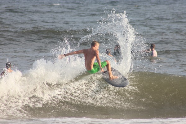 Monday Evening Surfing Pictures on Pensacola Beach 05/12/14