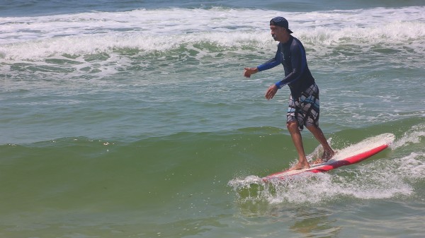 Thursday Midday Surfing Pictures on Pensacola Beach 06/12/14