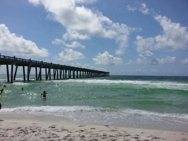 Saturday Midday Beach and Surf Report 08/30/14