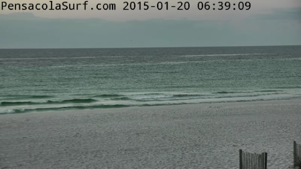 Tuesday  Sunrise  Beach  and Surf Report 01/20/15