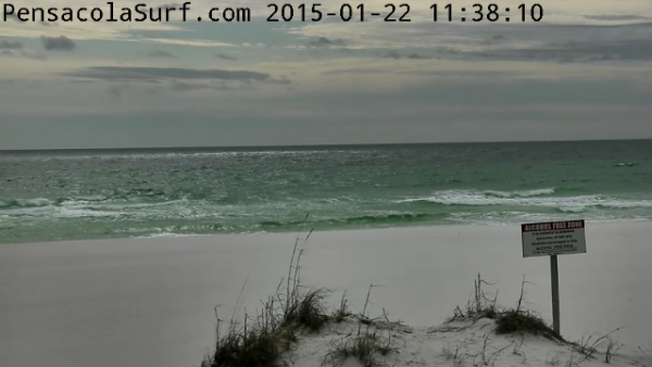 Thursday Midday Beach and Surf Report 01/22/15