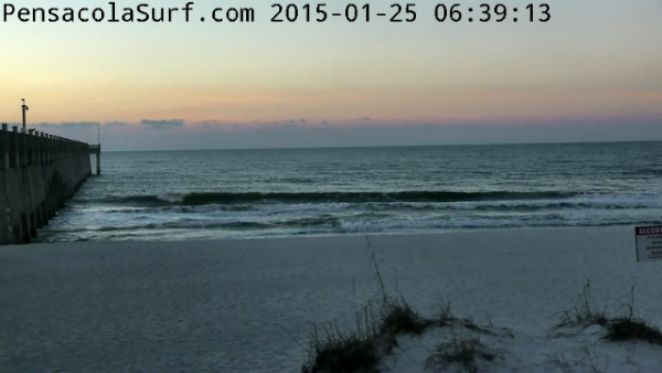 Sunday Sunrise Beach and Surf Report 01/25/15