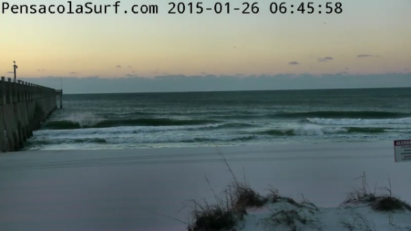 Monday Sunrise Beach and Surf Report 01/26/14