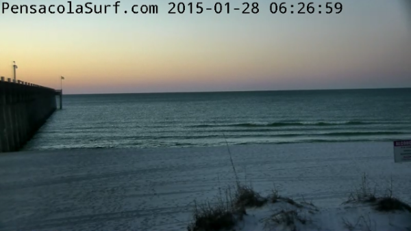 Wednesday  Sunrise Beach and Surf Report 01/28/15