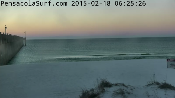 Wednesday Sunrise Beach and Surf Report 02/18/15