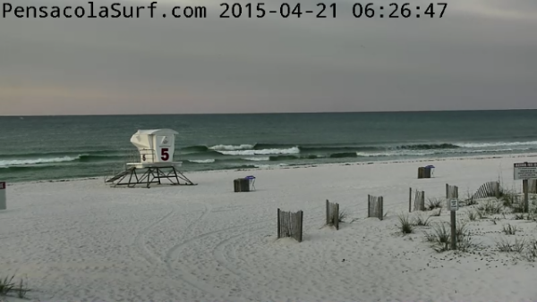 Tuesday Sunrise Beach and Surf Report 04/21/15