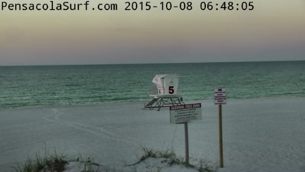 Thursday Sunrise Beach and Surf Report 10/08/2015