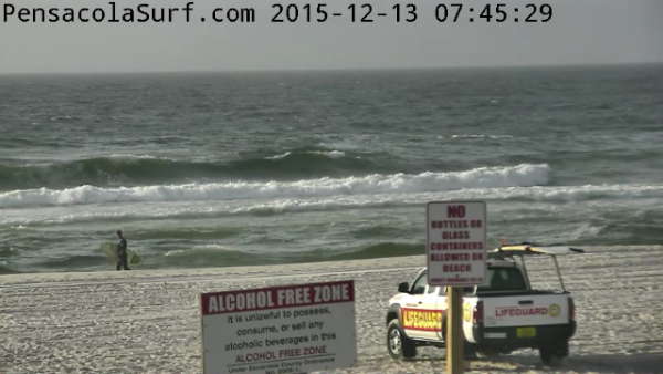 Sunday Sunrise Beach and Surf Report 12/13/2015