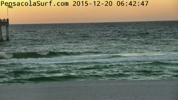 Sunday Sunrise Beach and Surf Report 12/20/2015