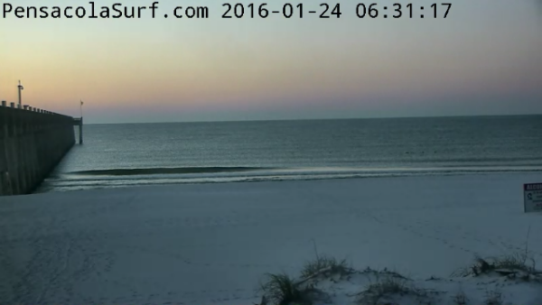 Sunday Sunrise Beach and Surf Report 01/24/2016