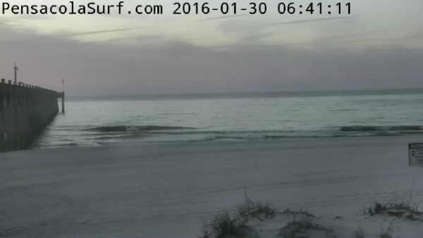 Saturday Sunrise Beach and Surf Report 01/30/2016