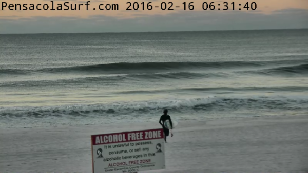 Tuesday Sunrise Beach and Surf Report 02/16/16