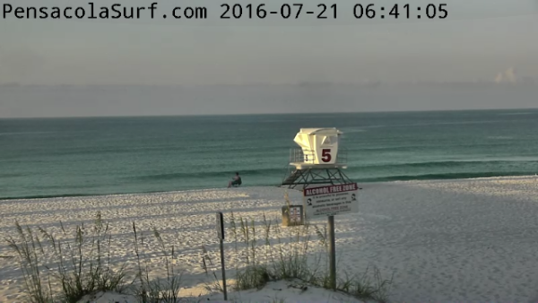 Thursday Sunrise Beach and Surf Report 07/21/16