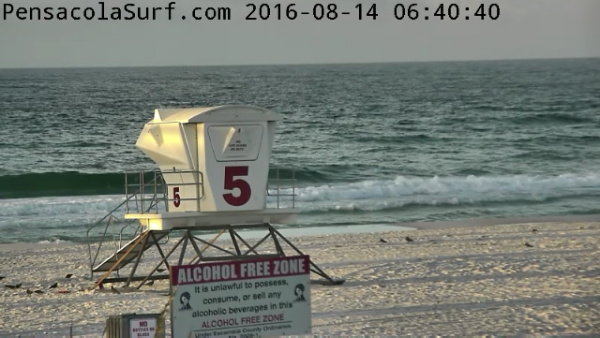 Sunday Sunrise Beach and Surf Report 08/14/2016