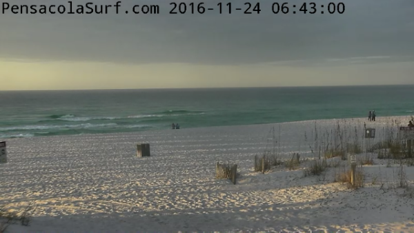 Thursday Sunrise Beach and Surf Report 11/24/2016 