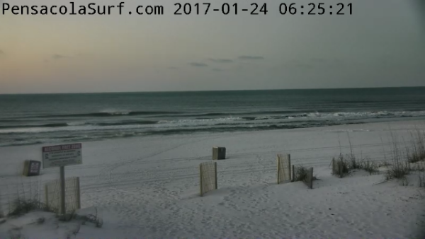 Tuesday Sunrise Beach and Surf Report 01/24/17