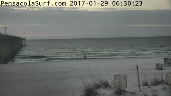 Sunday Sunrise Beach and Surf Report 01/29/2017 