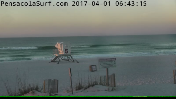 Saturday Sunrise Beach and Surf Report 04/01/2017