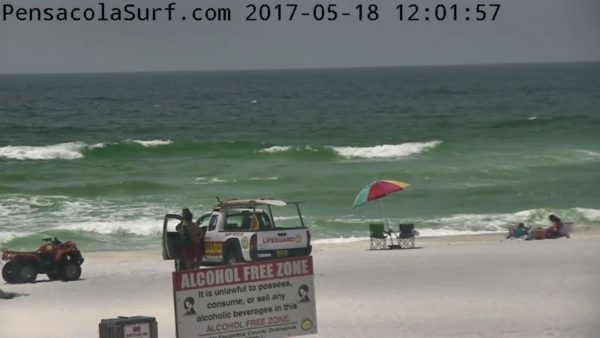 Thursday High Noon Beach and Surf Report