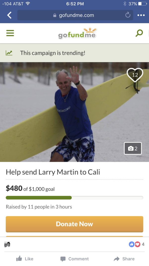 Help Larry Get To California