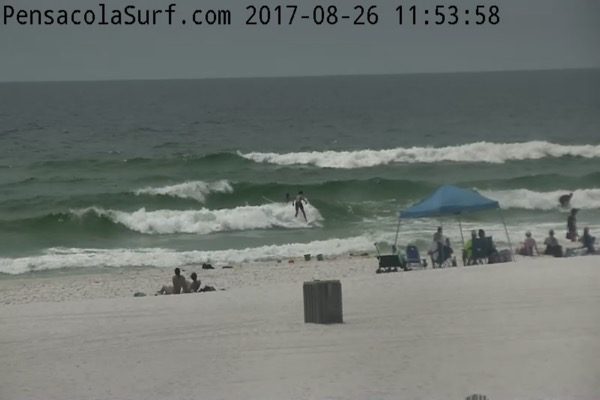 Saturday Noon Beach and Surf Report 8/26/17