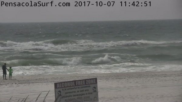 Saturday Noon Beach and Surf Report 10/7/17