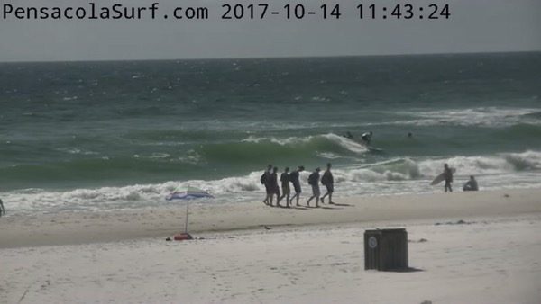 Saturday Noon Beach and Surf Report 10/14/17