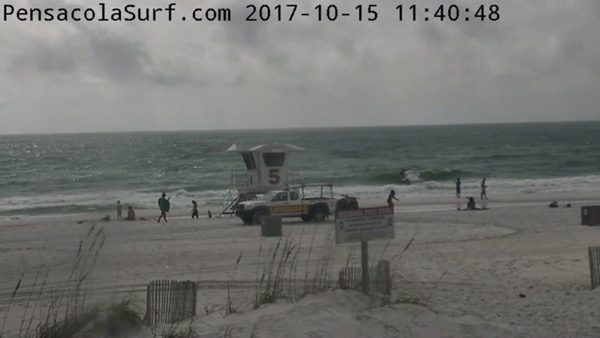 Sunday Noon Beach and Surf Report 10/15/17