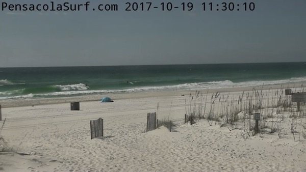 Thursday Noon Beach and Surf Report 10/19/17