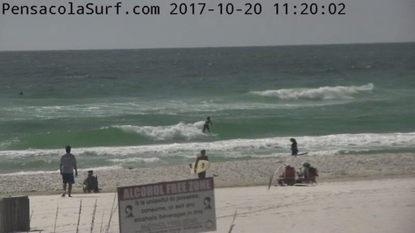 Friday Noonish Beach and Surf Report 10/20/17