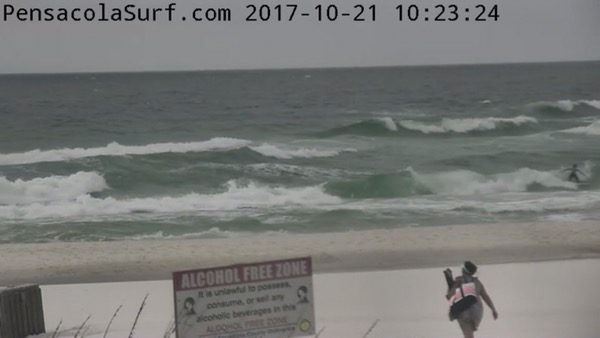 Saturday Mid-Morning Beach and Surf Update 10/21/17