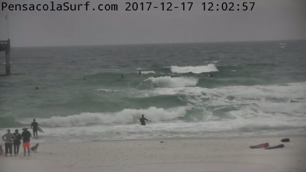 Sunday Noon Beach and Surf Report 12/17/17