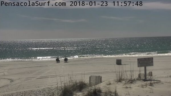 Tuesday Noon Beach and Surf Update 1/23/18