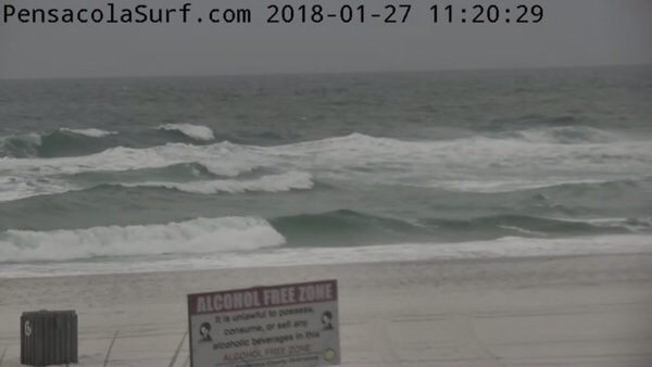 Saturday Noon Beach and Surf Report 1/28/18