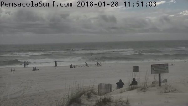 Sunday Noon Beach and Surf Report 1/28/18