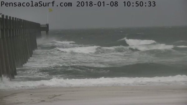 Monday Mid-Day Beach and Surf Report 1/8/18