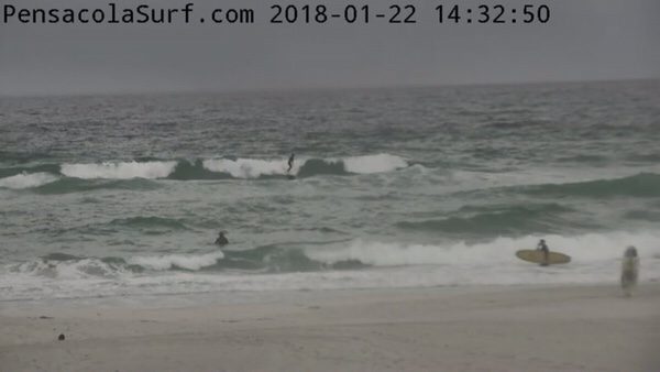 Monday Late Afternoon Beach and Surf Report 1/22/18