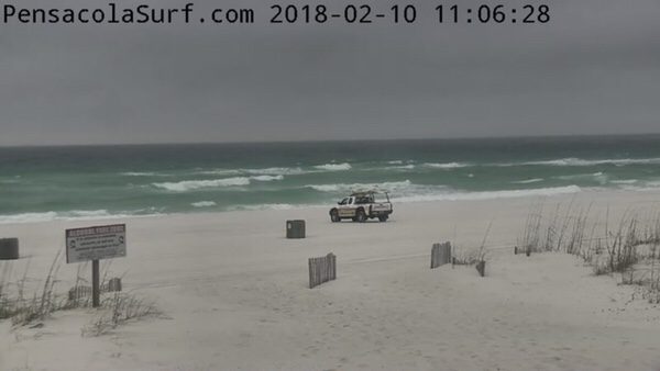 Saturday Mid-Day Beach and Surf Report 2/10/18