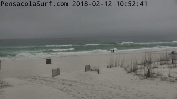 Monday Mid-Day Beach and Surf Report 2/12/18