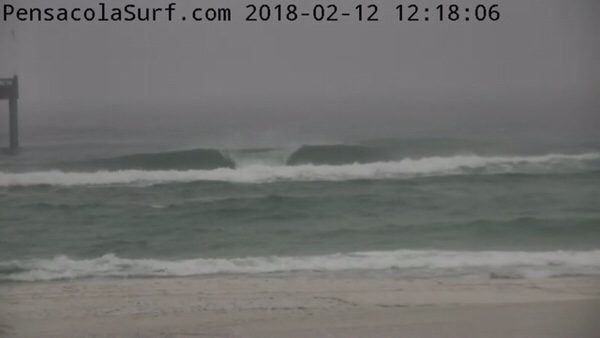 Monday afternoon beach and surf report 2/12/18