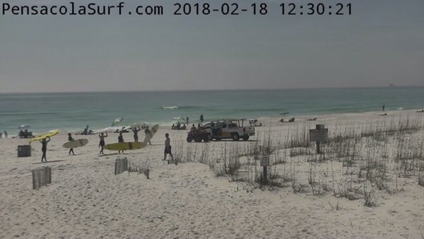 Sunday Noon Beach and Surf Report 2/18/18