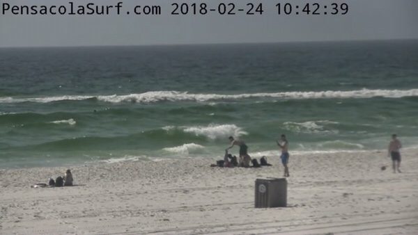 Saturday Mid-day Beach and Surf Report 2/24/18