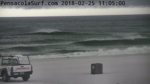 Sunday Mid-Day Beach and Surf Report 2/25/18