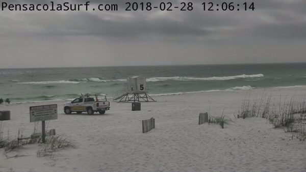 Wednesday Noon Beach and Surf Report 2/28/18