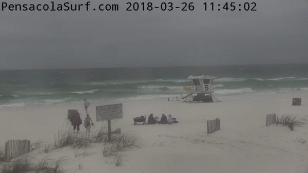 Monday Noon Beach and Surf Report 3/26/18