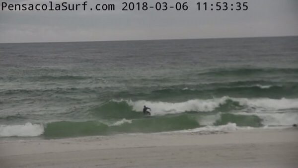 Tuesday Noon Beach and Surf Report 3/6/18